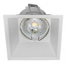 Σποτ Τετράγωνο Χωνευτό Βαθύ Σταθερό Αλουμινίου Λευκό 21-02590